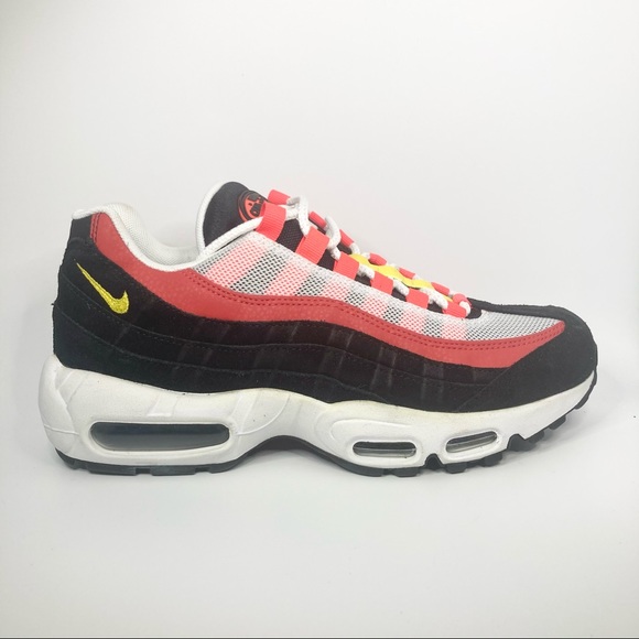 Nike Air Max 95 Black Red and Yellow Size WMNS